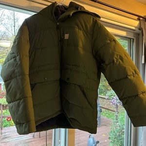 Carhart Fleece Lined heavy winter coat like new. Worn just one time!